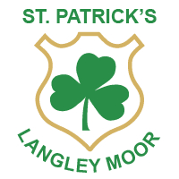 St Patrick's Catholic Primary School, Langley Moor logo